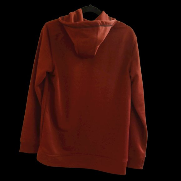 Puma Hoodie Sweatshirt Athleticwear Kids Fierce Red Heather - Picture 7 of 13